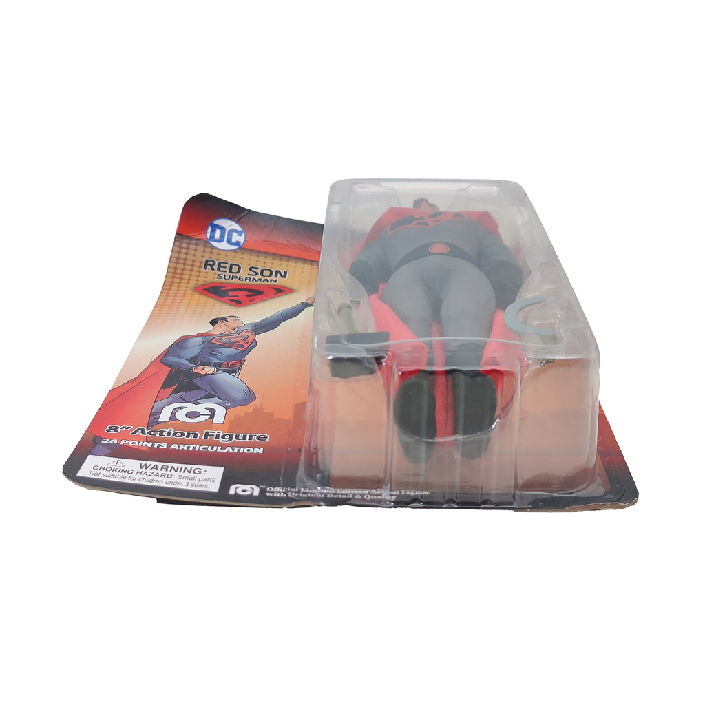 Superman Red Son Mego Action Figure 2021 20cm – Superman, Mego, 20 cm, 2021, pre-owned collector piece, Uncanny Collectibles Dublin Ireland