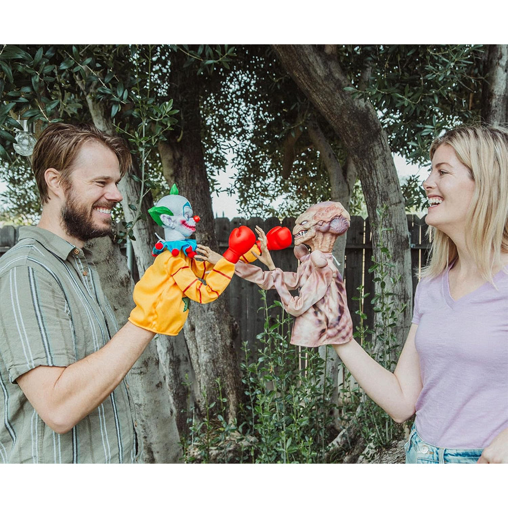 Syndicate Collectibles Pumpkinhead Horror Reachers Boxing Puppet 33cm – Horror, Syndicate Collectibles, 33 cm, 2024, pre-owned collector piece, Uncanny Collectibles Dublin Ireland