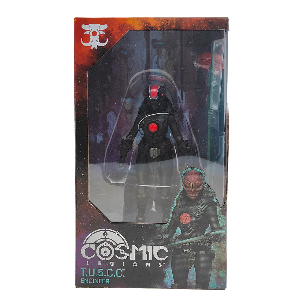 T.U.5.C.C. Engineer Four Horsemen Studios Cosmic Legions Hvalkatar Book One 15 cm Action Figure 2023 – Cosmic Legions, Four Horsemen Studios, 15 cm, 2023, pre-owned collector piece, Uncanny Collectibles Dublin Ireland