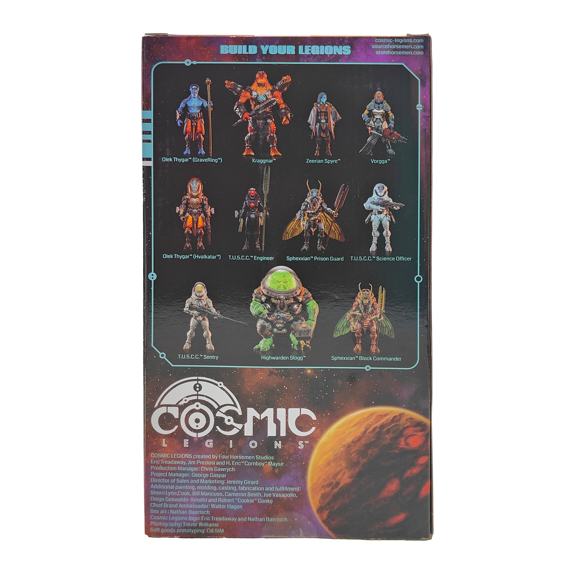 T.U.5.C.C. Science Officer Four Horsemen Studios Cosmic Legions Hvalkatar Book One Action Figure 2023 15 cm