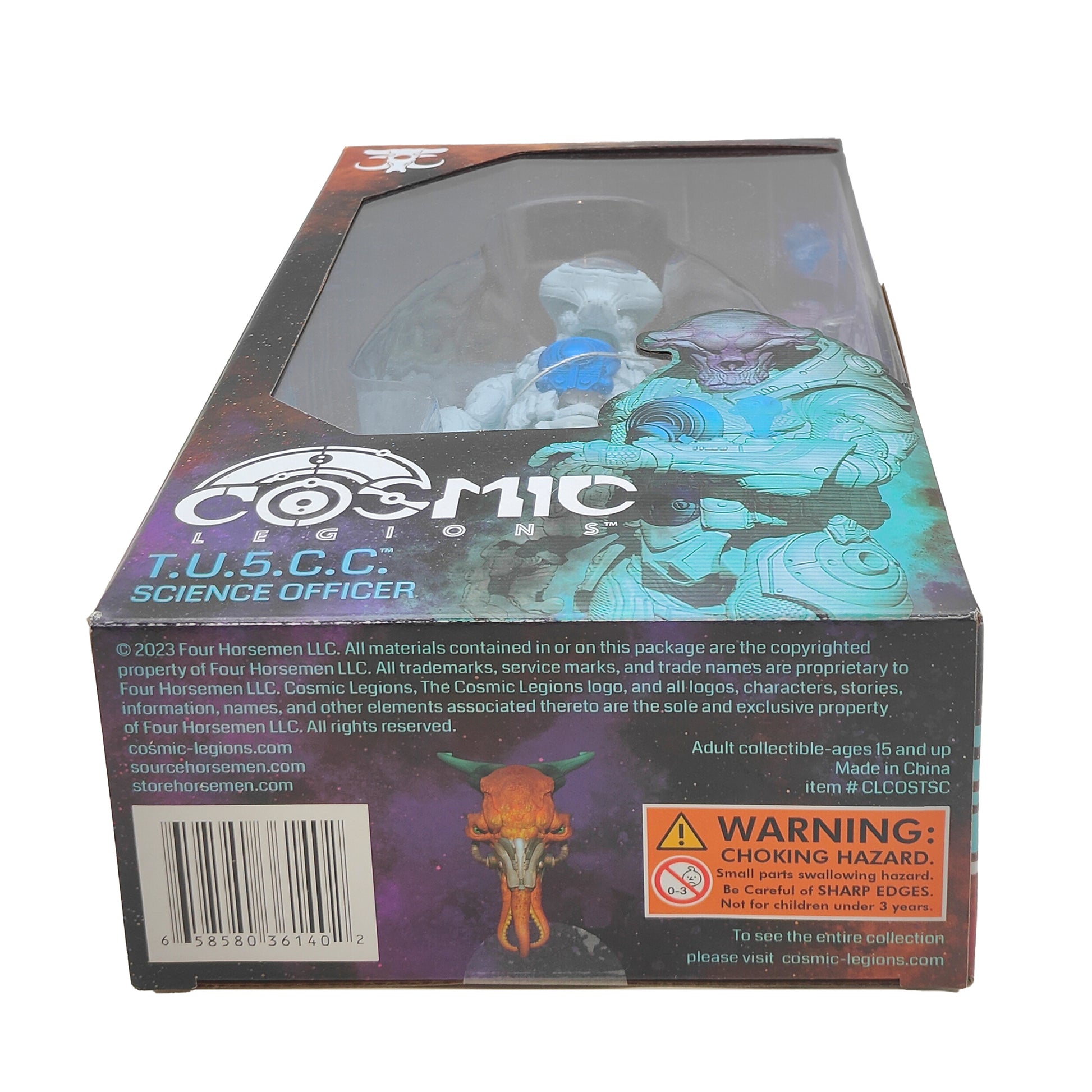 T.U.5.C.C. Science Officer Four Horsemen Studios Cosmic Legions Hvalkatar Book One Action Figure 2023 15 cm