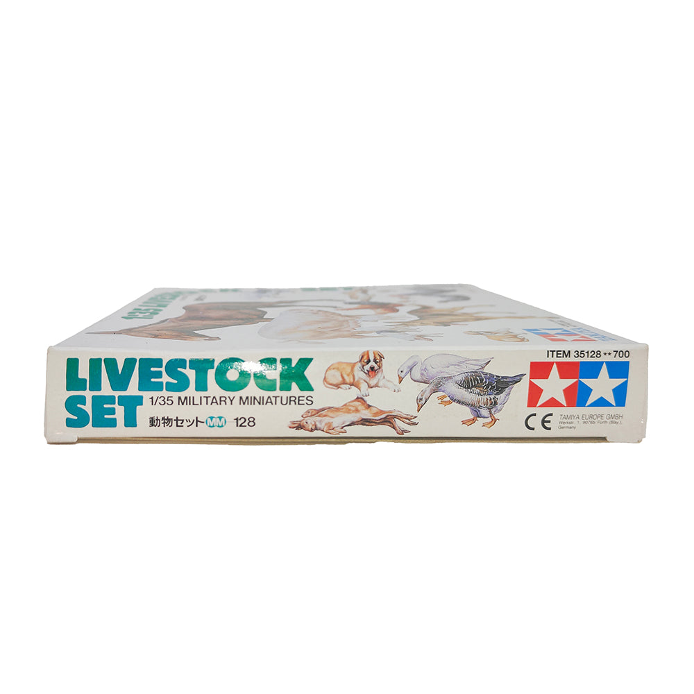 Tamiya 1/35 Livestock Set Military Miniatures Farm Animals Model Kit 35128 – Military, Vintage Brands, -, 2017, pre-owned collector piece, Uncanny Collectibles Dublin Ireland