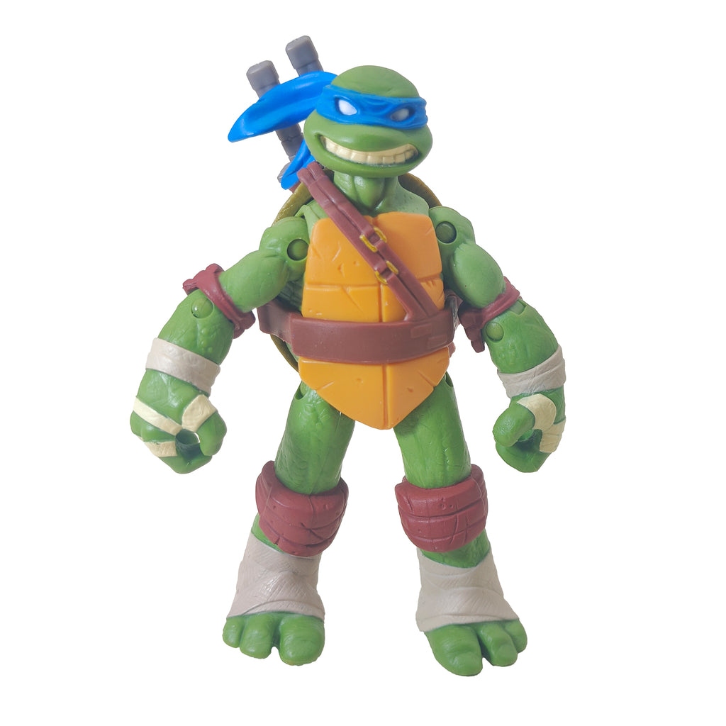 Teenage Mutant Ninja Turtles 2014 Series Leonardo Playmates Toys Action Figure – Teenage Mutant Ninja Turtles, Playmates Toys, 11 cm, 2014, pre-owned collector piece, Uncanny Collectibles Dublin Ireland