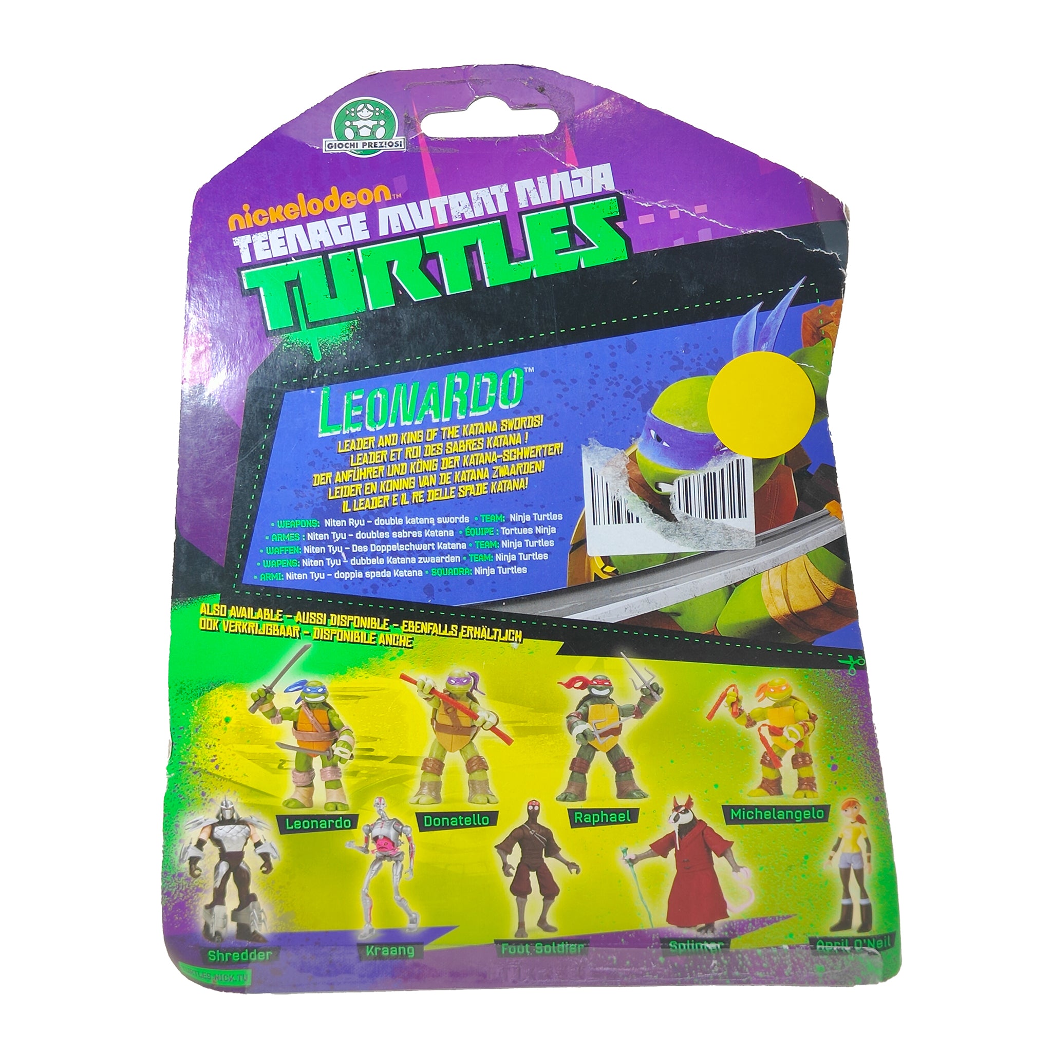 Teenage Mutant Ninja Turtles 2014 Series Leonardo Playmates Toys Action Figure