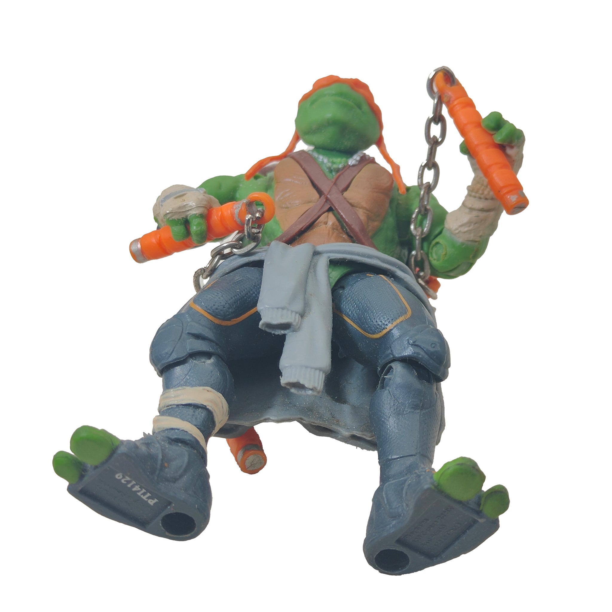 Teenage Mutant Ninja Turtles 2014 Movie Michelangelo Playmates Toys Action Figure – Teenage Mutant Ninja Turtles, Playmates Toys, 11 cm, 2014, pre-owned collector piece, Uncanny Collectibles Dublin Ireland