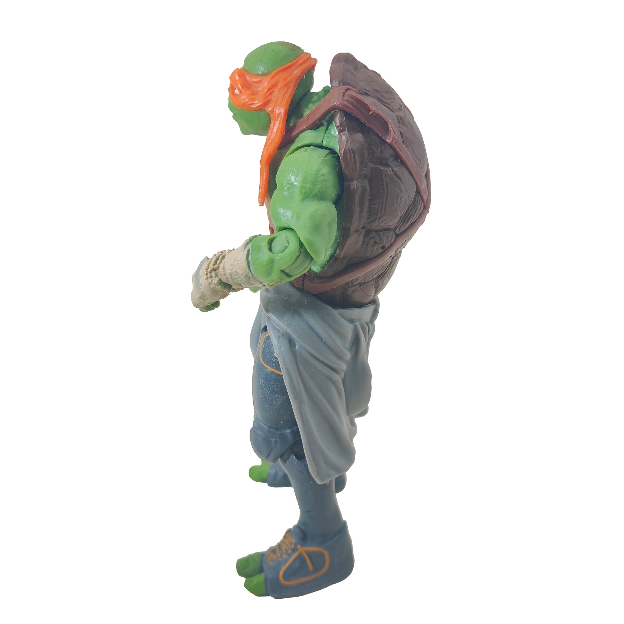 Teenage Mutant Ninja Turtles 2014 Movie Michelangelo Playmates Toys Action Figure – Teenage Mutant Ninja Turtles, Playmates Toys, 11 cm, 2014, pre-owned collector piece, Uncanny Collectibles Dublin Ireland