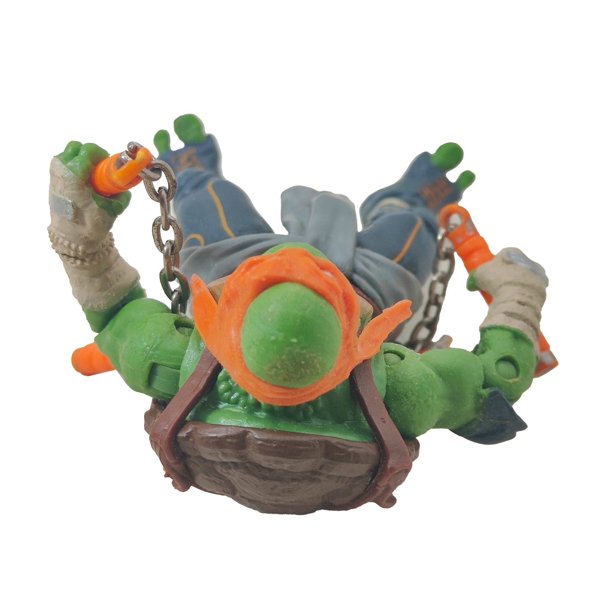 Teenage Mutant Ninja Turtles 2014 Movie Michelangelo Playmates Toys Action Figure – Teenage Mutant Ninja Turtles, Playmates Toys, 11 cm, 2014, pre-owned collector piece, Uncanny Collectibles Dublin Ireland