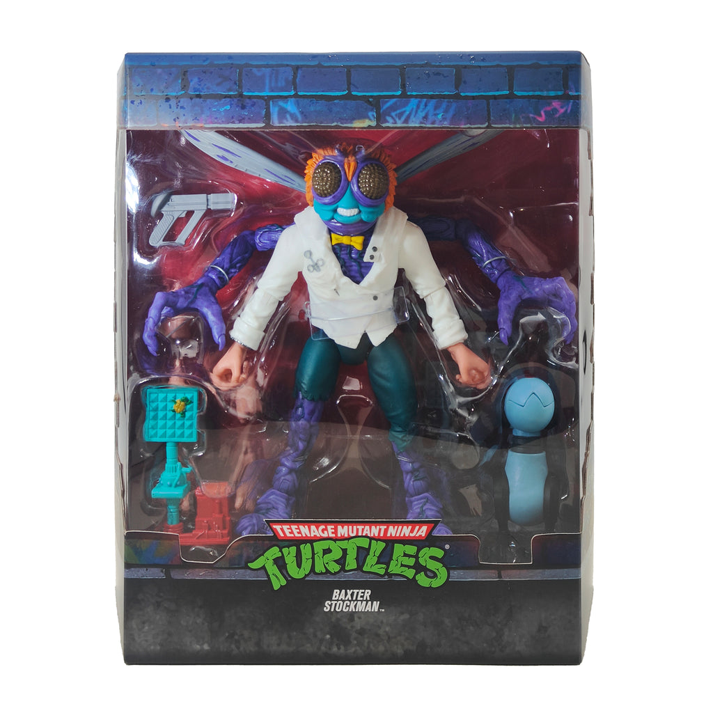 Teenage Mutant Ninja Turtles Baxter Stockman Super7 Ultimates Action Figure – Teenage Mutant Ninja Turtles, Super7, 18 cm, pre-owned collector piece, Uncanny Collectibles Dublin Ireland