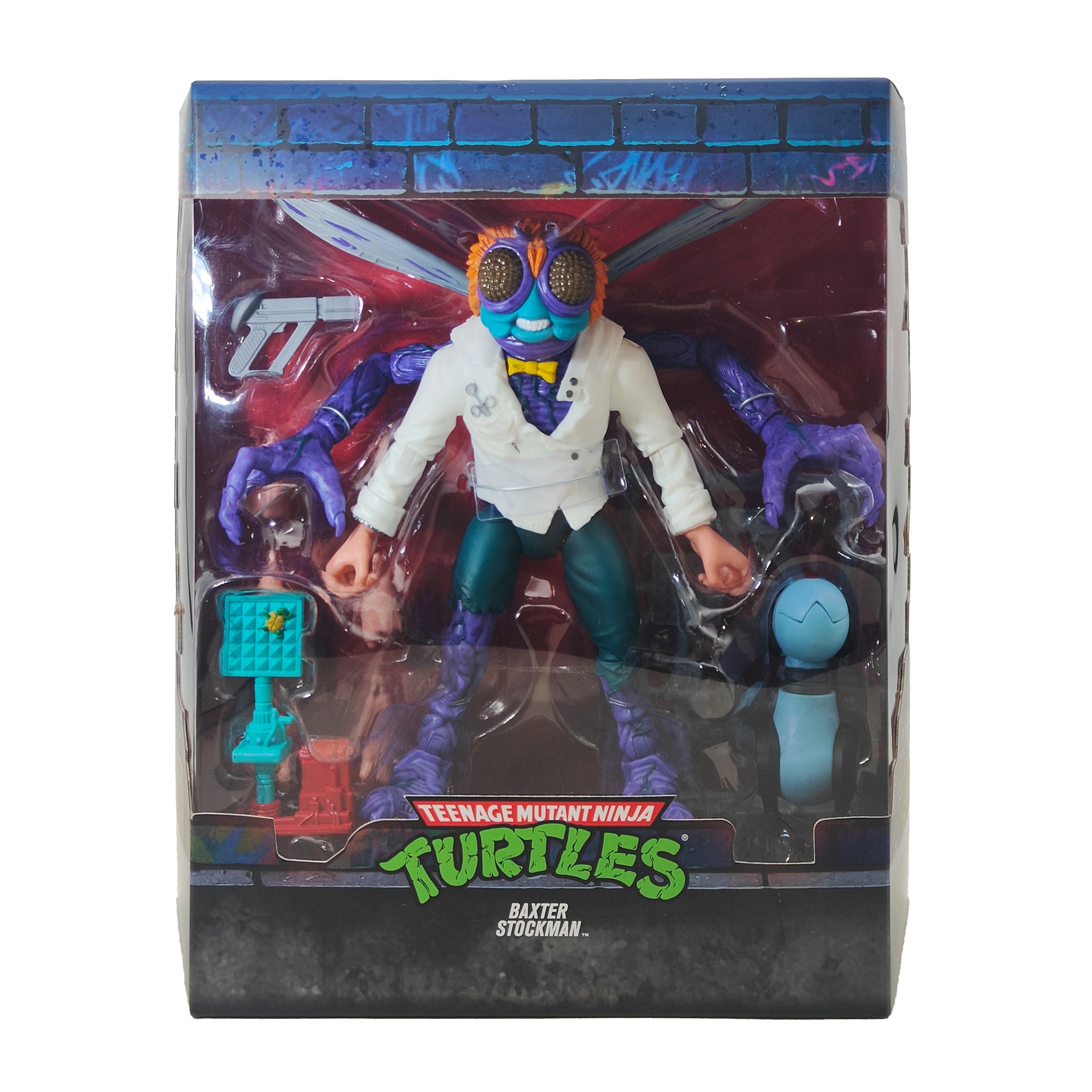 Teenage Mutant Ninja Turtles Baxter Stockman Super7 Ultimates Action Figure – Teenage Mutant Ninja Turtles, Super7, 18 cm, pre-owned collector piece, Uncanny Collectibles Dublin Ireland
