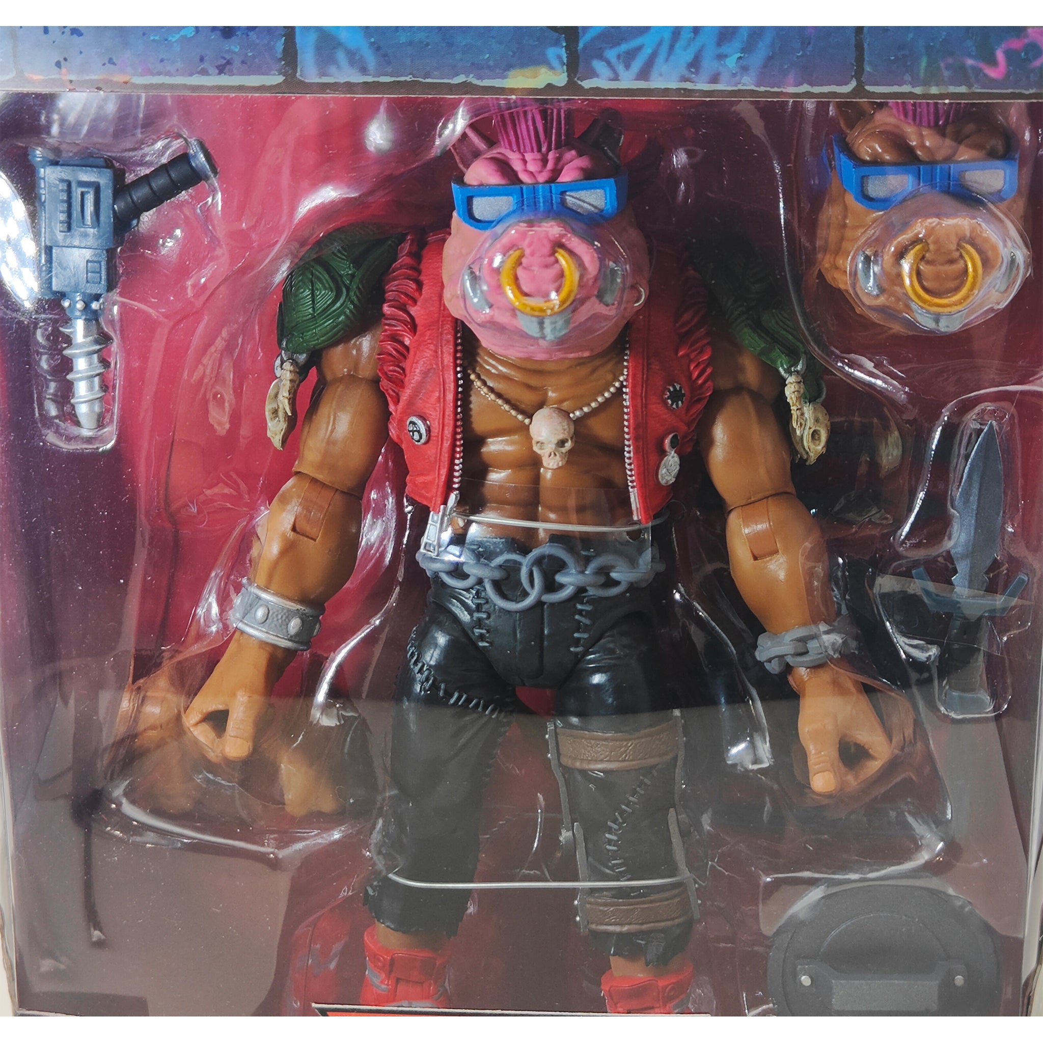 Teenage Mutant Ninja Turtles  Bebop Super7 Ultimates Action Figure – Teenage Mutant Ninja Turtles, Super7, 18 cm, pre-owned collector piece, Uncanny Collectibles Dublin Ireland