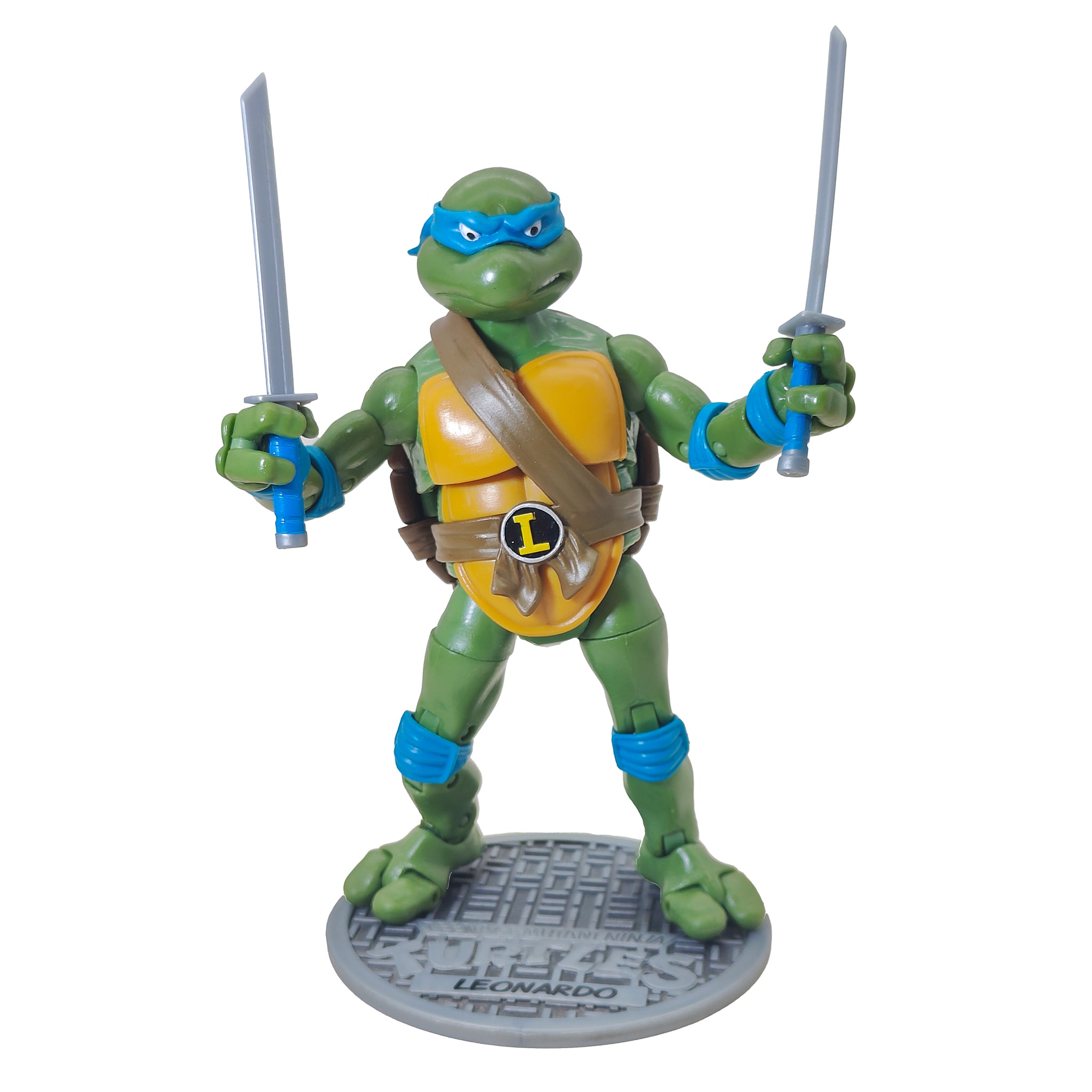 Teenage Mutant Ninja Turtles Classic Collection 1988 Leonardo Playmates Toys Action Figure 2012, 15cm, pre-owned