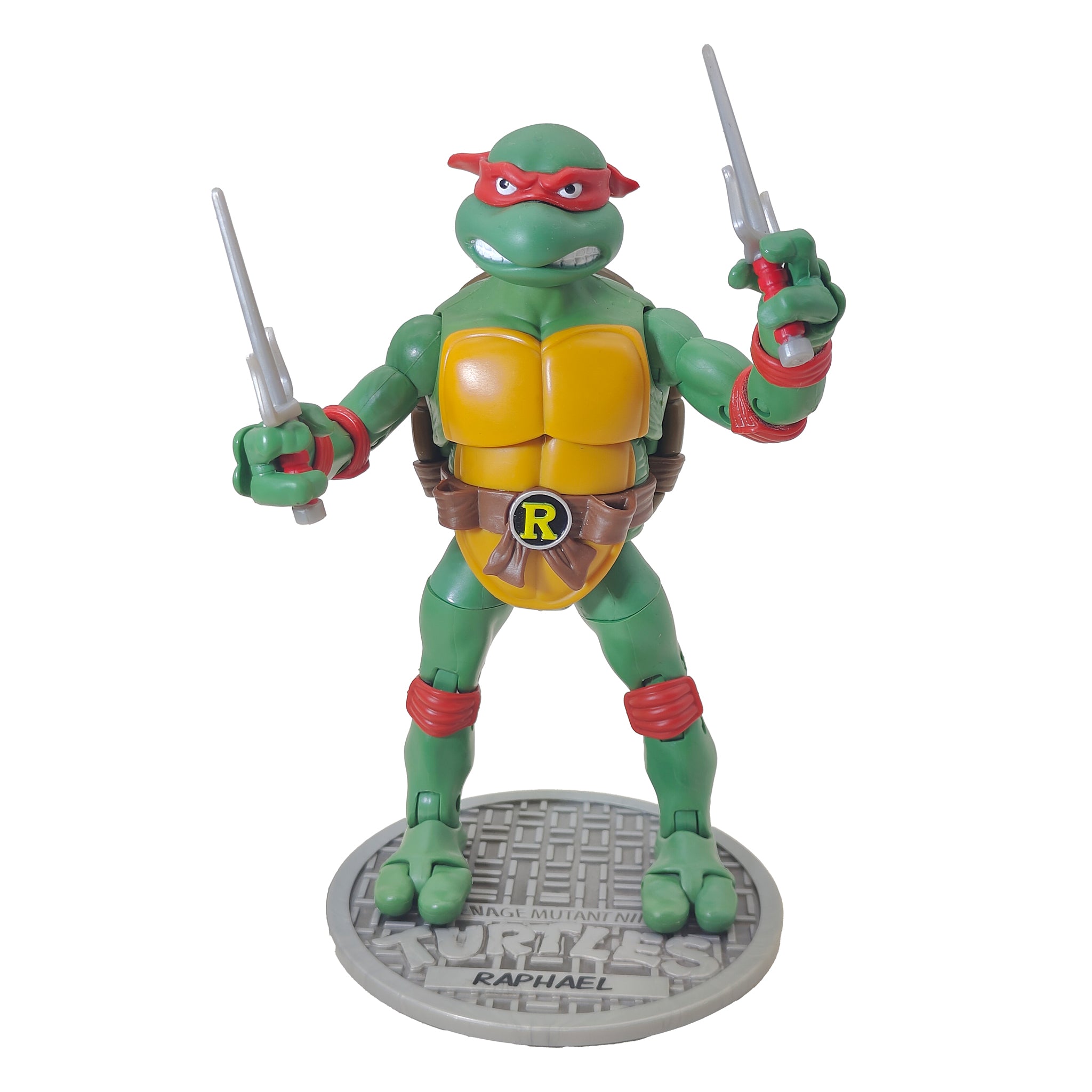 Teenage Mutant Ninja Turtles Classic Collection 1988 Raphael Playmates Toys Action Figure 2012, 15cm, pre-owned