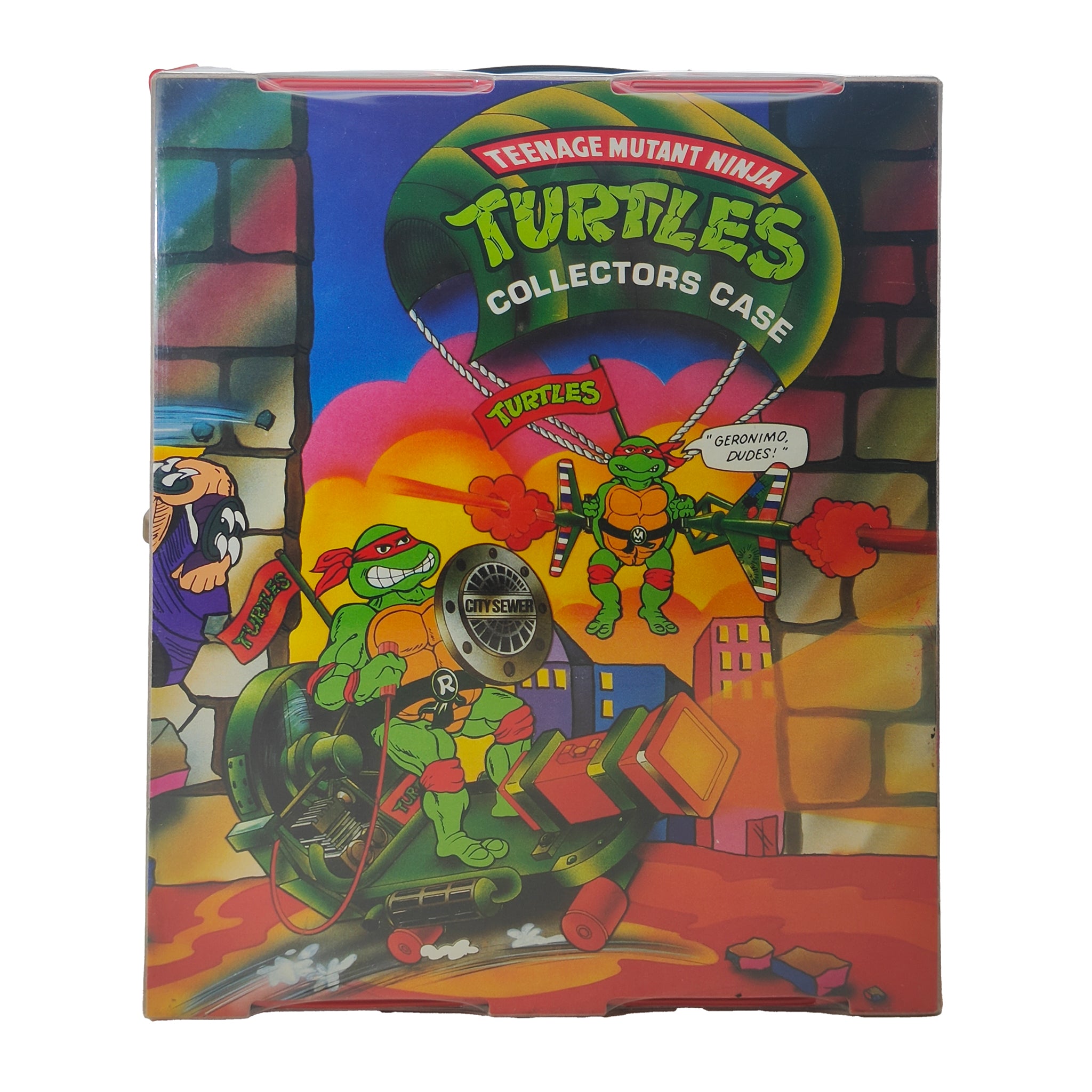 Teenage Mutant Ninja Turtles Collectors Case Holds 12 Figures 1988