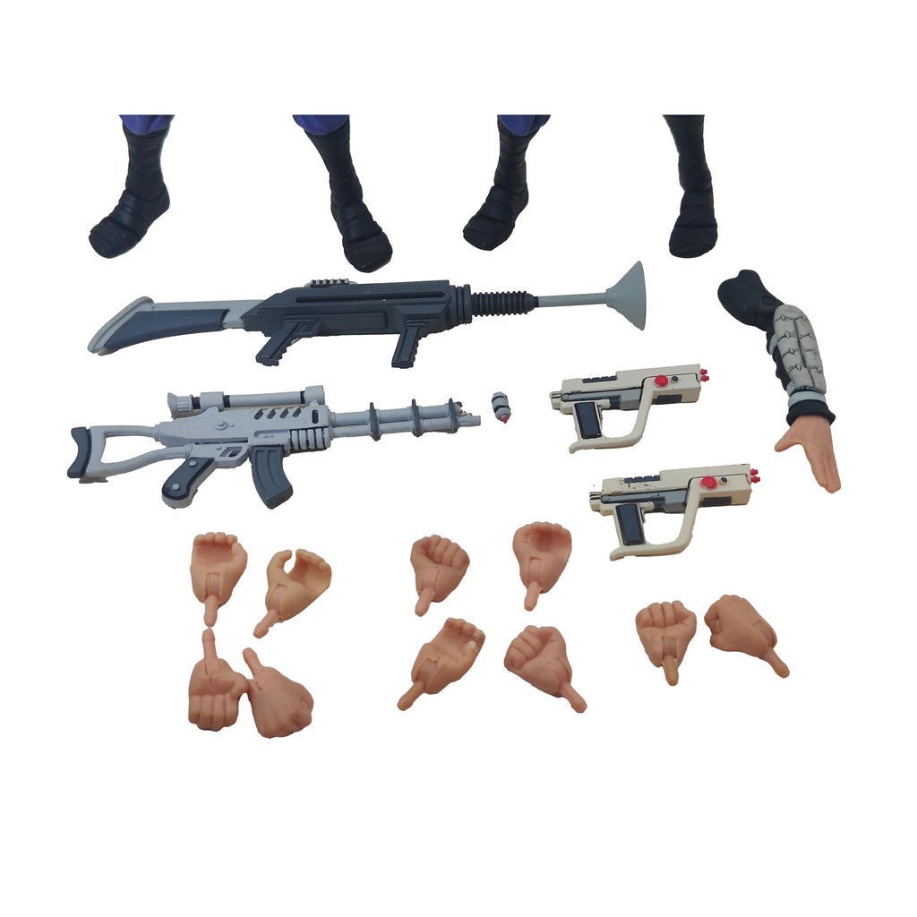 Teenage Mutant Ninja Turtles Foot Soldiers Cartoon NECA 2-Pack Damaged
