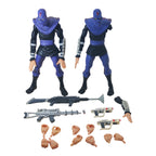 Teenage Mutant Ninja Turtles Foot Soldiers Cartoon NECA 2-Pack Damaged