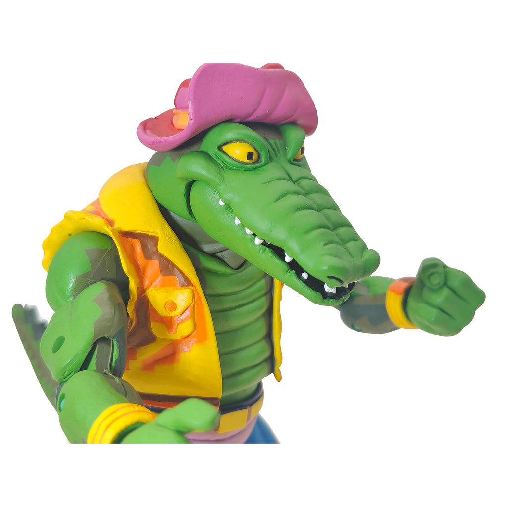 Teenage Mutant Ninja Turtles Leatherhead Turtles in Time NECA Figure