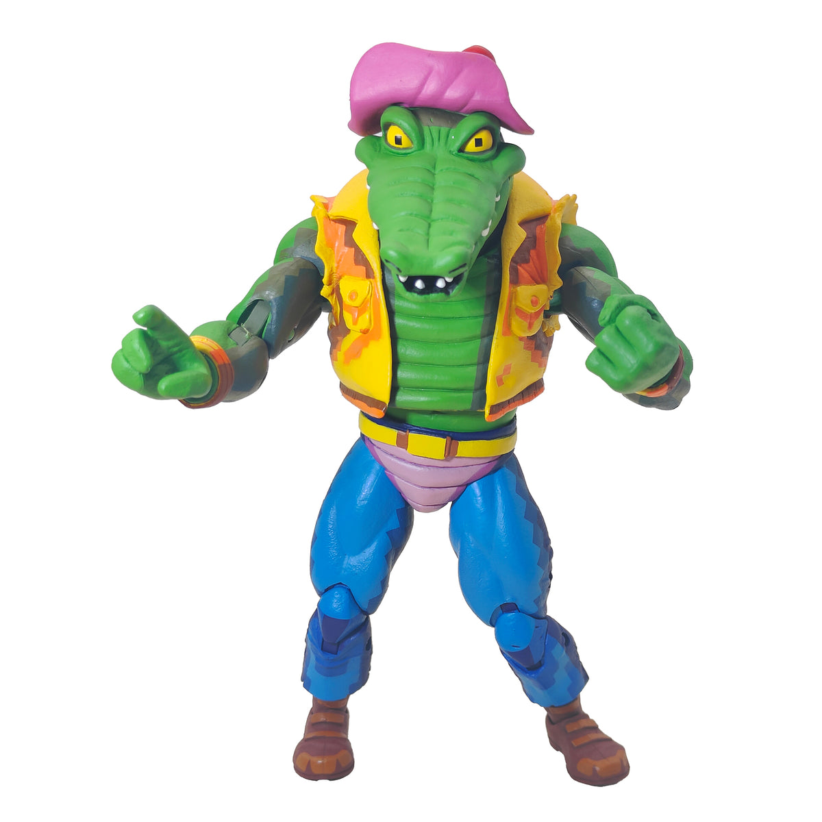 Teenage Mutant Ninja Turtles Leatherhead Turtles in Time NECA Figure