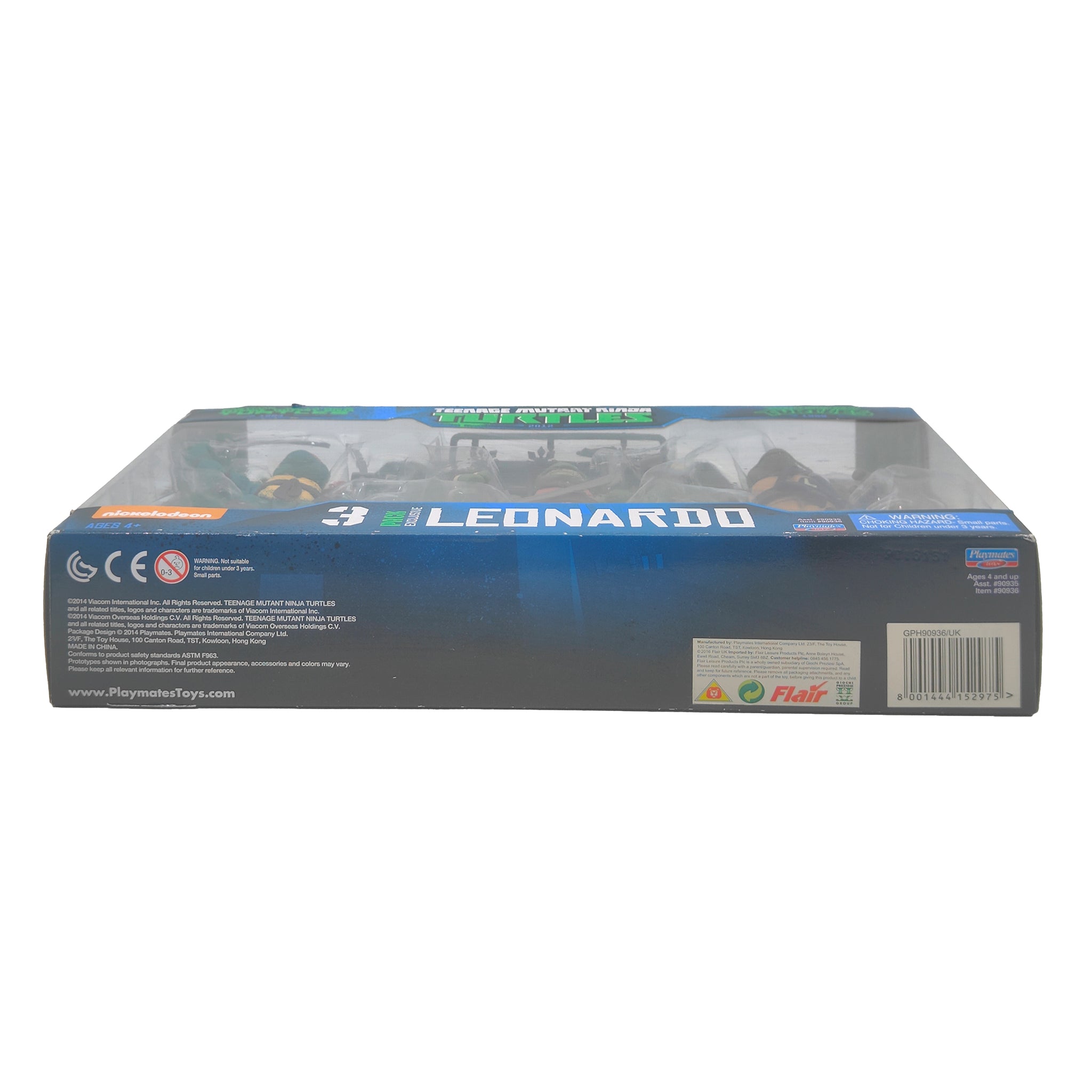 Teenage Mutant Ninja Turtles Leonardo Exclusive 3 Pack Playmates Toys Action Figure 2016 14cm – Teenage Mutant Ninja Turtles, Playmates Toys, 14 cm, 2016, pre-owned collector piece, Uncanny Collectibles Dublin Ireland