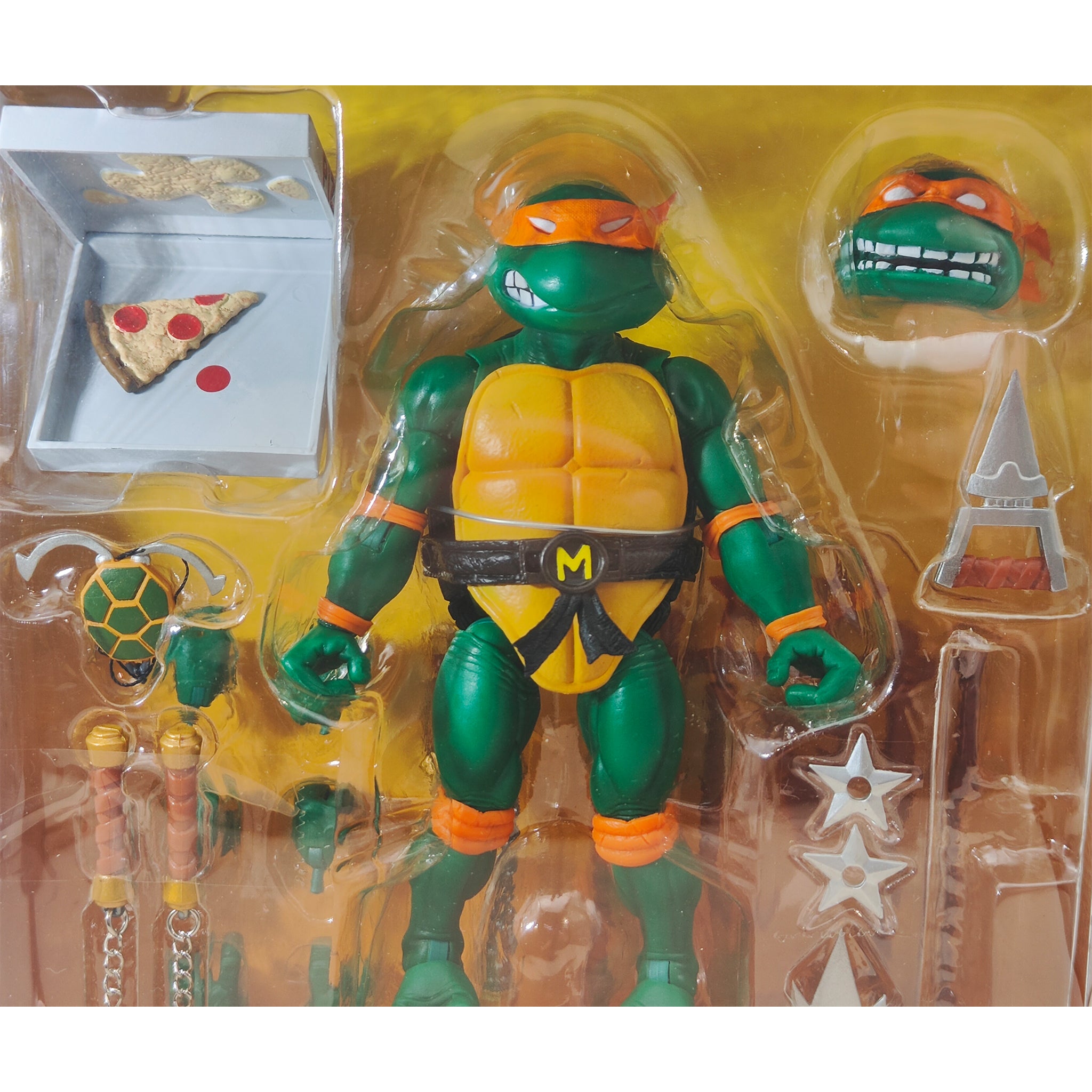 Teenage Mutant Ninja Turtles Michelangelo Super7 Ultimates Action Figure – Teenage Mutant Ninja Turtles, Super7, 18 cm, pre-owned collector piece, Uncanny Collectibles Dublin Ireland