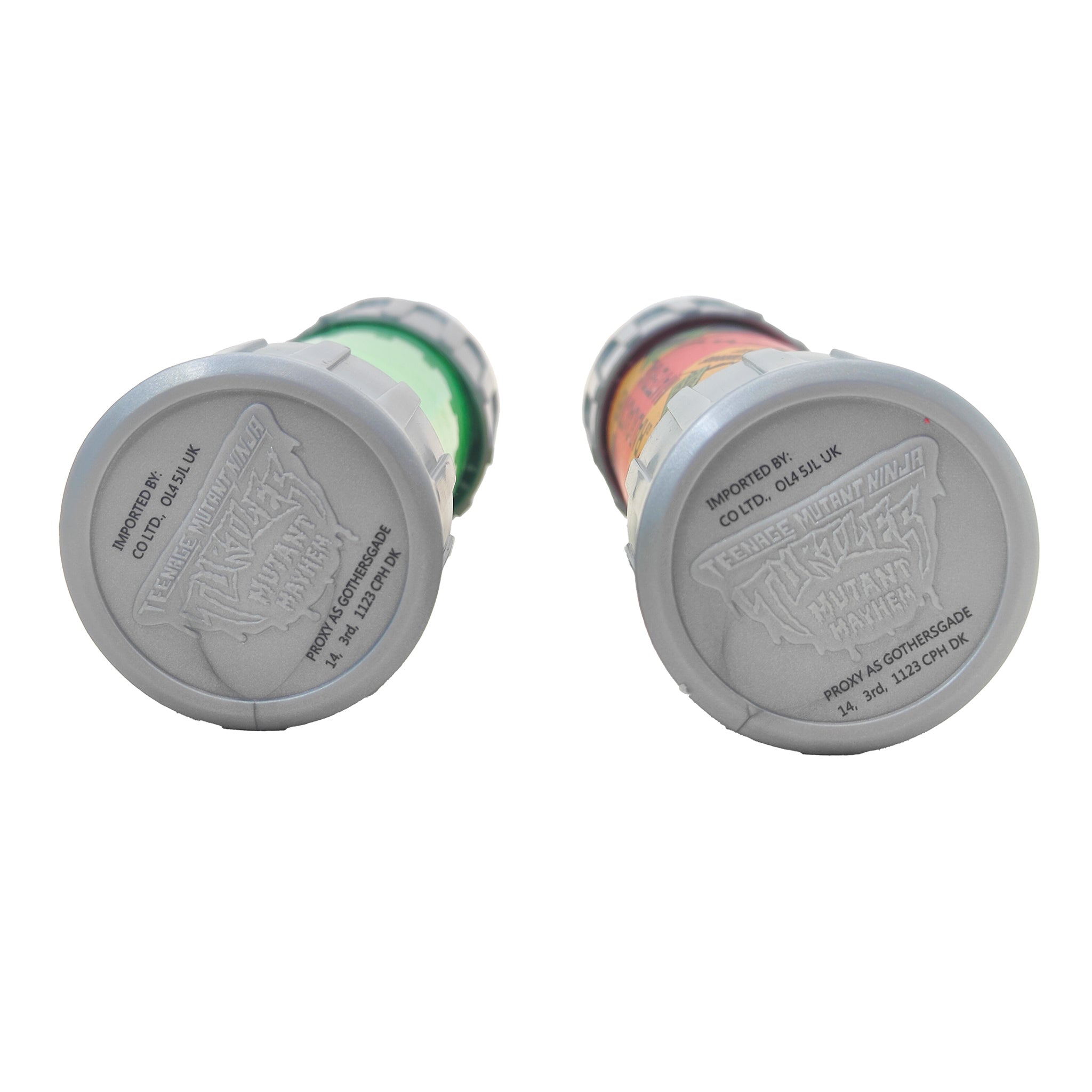 Teenage Mutant Ninja Turtles Mutant Mayhem Mutagen Ooze Canisters Bundle Playmates Toys – Teenage Mutant Ninja Turtles, Playmates Toys, 10 cm, 2023, pre-owned collector piece, Uncanny Collectibles Dublin Ireland