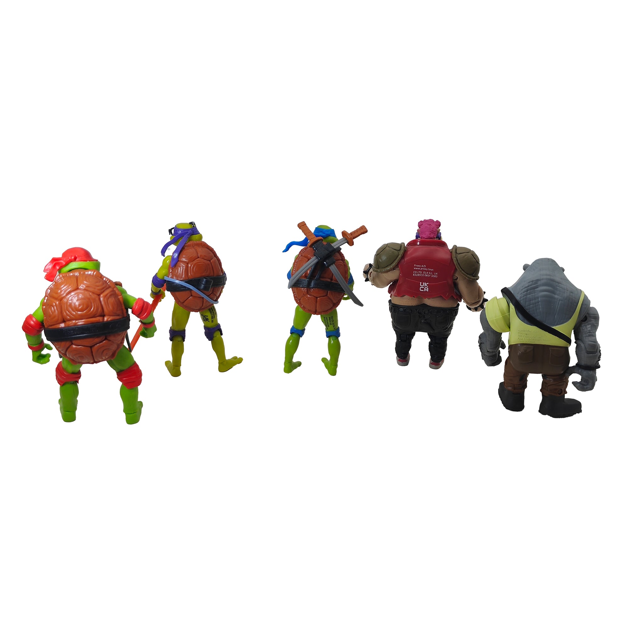 Teenage Mutant Ninja Turtles Mutant Mayhem Playmates Toys Action Figure Bundle  2023 10cm