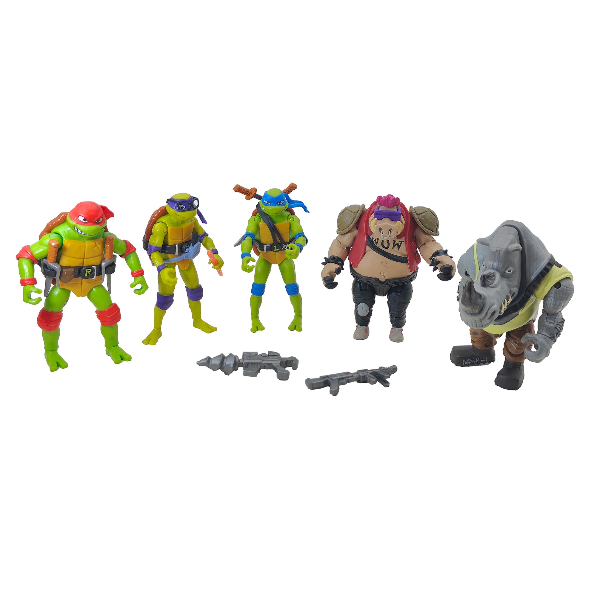 Teenage Mutant Ninja Turtles Mutant Mayhem Playmates Toys Action Figure Bundle  2023 10cm