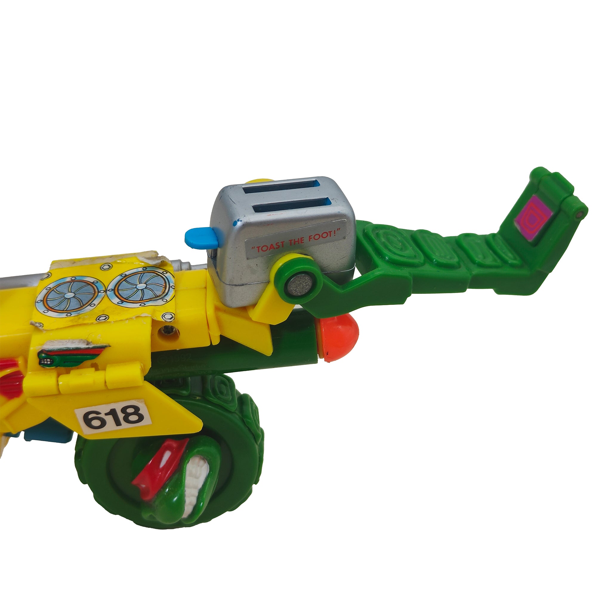 Teenage Mutant Ninja Turtles Mutations Muta-Bike Playmates Toys 1992 15cm – Teenage Mutant Ninja Turtles, Playmates Toys, 15 cm, 1992, pre-owned collector piece, Uncanny Collectibles Dublin Ireland