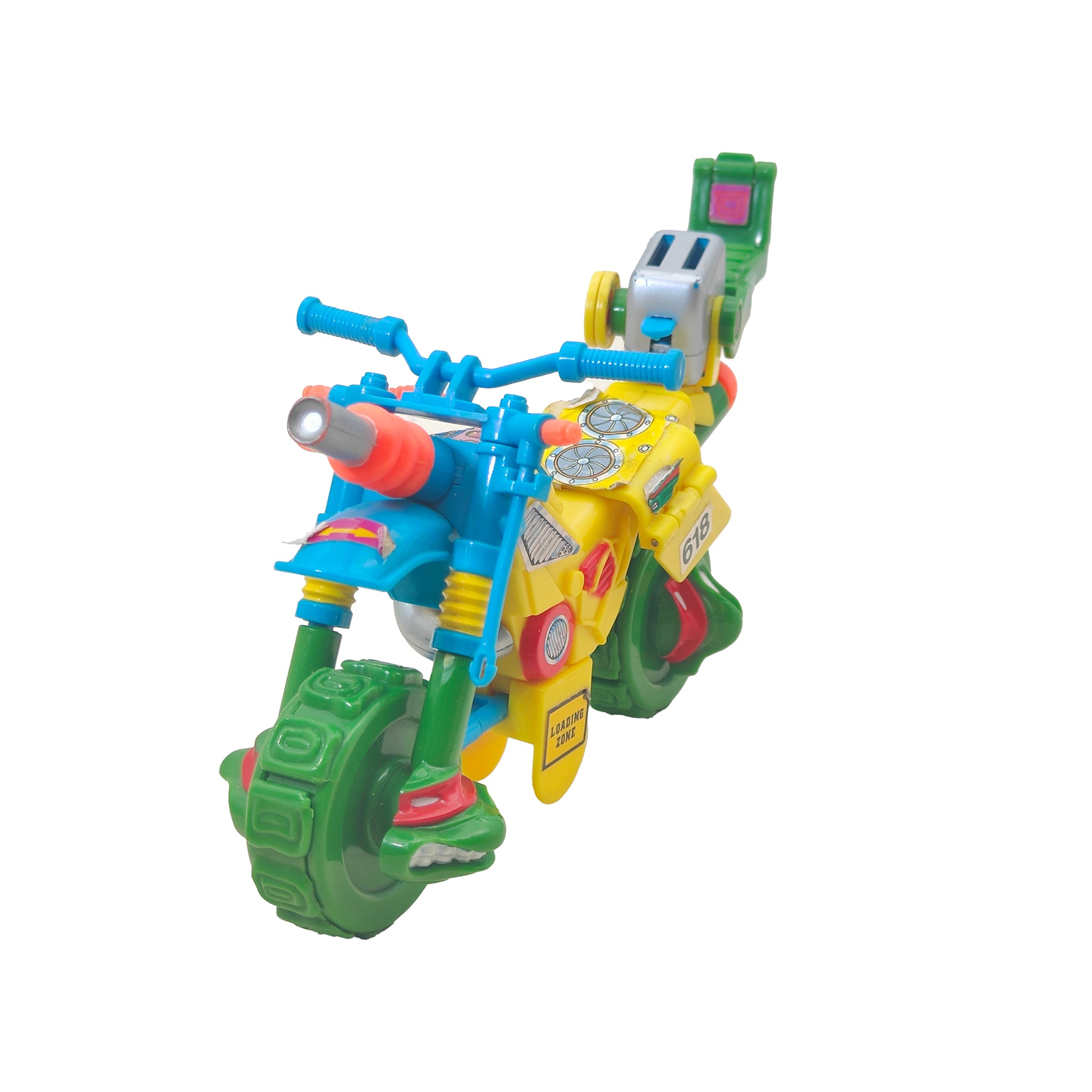 Teenage Mutant Ninja Turtles Mutations Muta-Bike Playmates Toys 1992 15cm – Teenage Mutant Ninja Turtles, Playmates Toys, 15 cm, 1992, pre-owned collector piece, Uncanny Collectibles Dublin Ireland