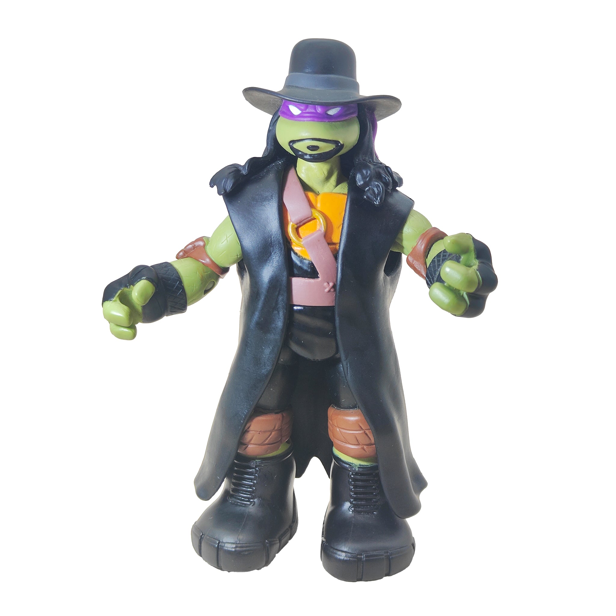 Teenage Mutant Ninja Turtles Ninja Superstars Donatello As WWE Undertaker Playmates Toys Action Figure 2016 15cm – Teenage Mutant Ninja Turtles, Playmates Toys, 15 cm, 2016, pre-owned collector piece, Uncanny Collectibles Dublin Ireland