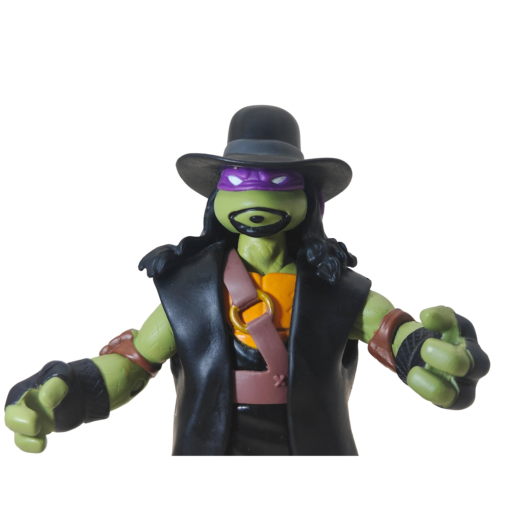 Teenage Mutant Ninja Turtles Ninja Superstars Donatello As WWE Undertaker Playmates Toys Action Figure 2016 15cm – Teenage Mutant Ninja Turtles, Playmates Toys, 15 cm, 2016, pre-owned collector piece, Uncanny Collectibles Dublin Ireland