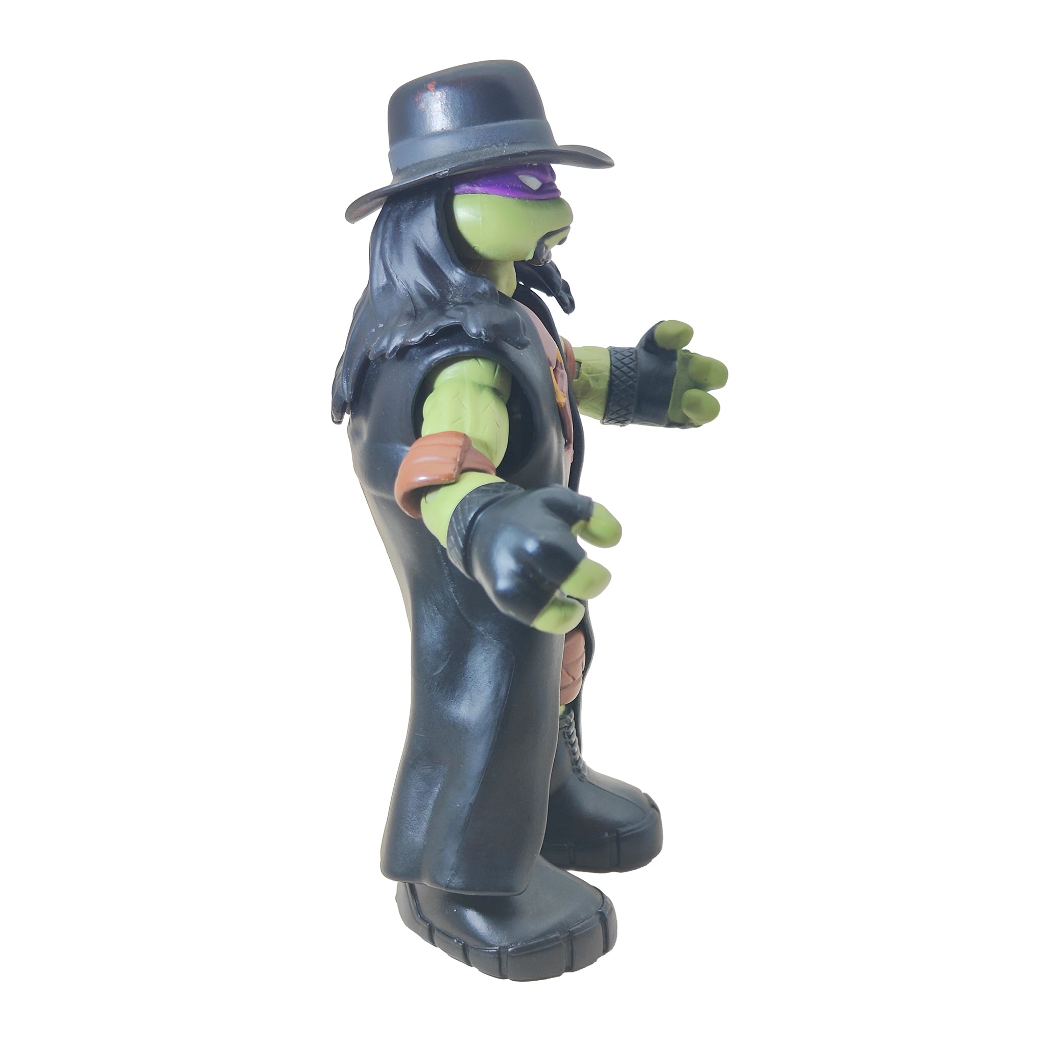 Teenage Mutant Ninja Turtles Ninja Superstars Donatello As WWE Undertaker Playmates Toys Action Figure 2016 15cm – Teenage Mutant Ninja Turtles, Playmates Toys, 15 cm, 2016, pre-owned collector piece, Uncanny Collectibles Dublin Ireland