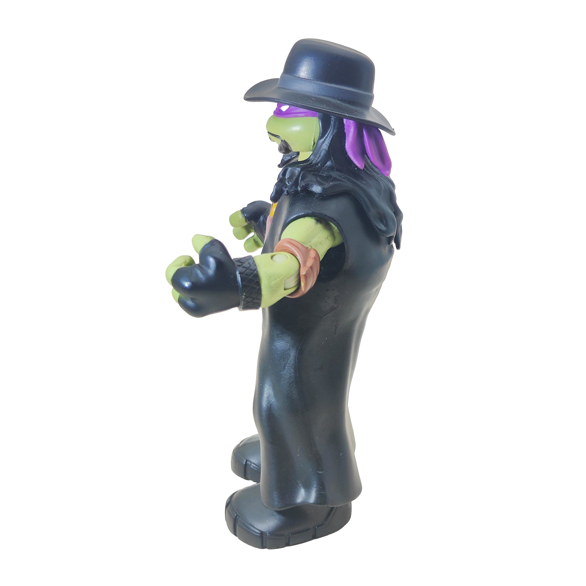 Teenage Mutant Ninja Turtles Ninja Superstars Donatello As WWE Undertaker Playmates Toys Action Figure 2016 15cm – Teenage Mutant Ninja Turtles, Playmates Toys, 15 cm, 2016, pre-owned collector piece, Uncanny Collectibles Dublin Ireland