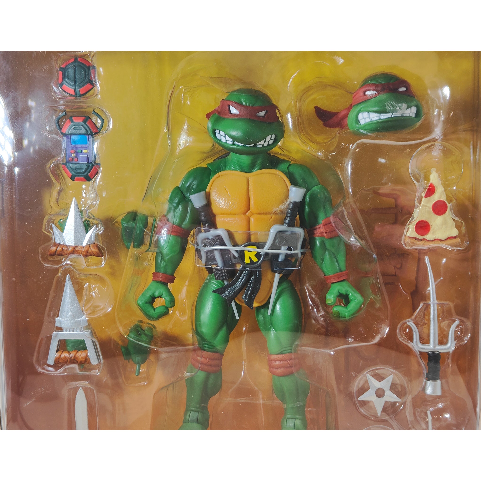 Teenage Mutant Ninja Turtles Raphael Super7 Ultimates Action Figure – Teenage Mutant Ninja Turtles, Super7, 18 cm, pre-owned collector piece, Uncanny Collectibles Dublin Ireland