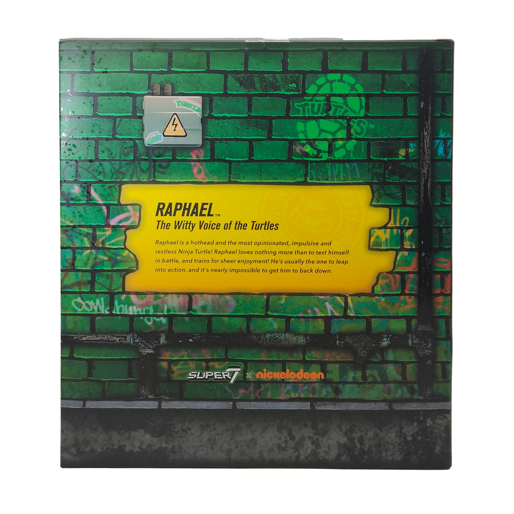 Teenage Mutant Ninja Turtles Raphael Super7 Ultimates Action Figure – Teenage Mutant Ninja Turtles, Super7, 18 cm, pre-owned collector piece, Uncanny Collectibles Dublin Ireland