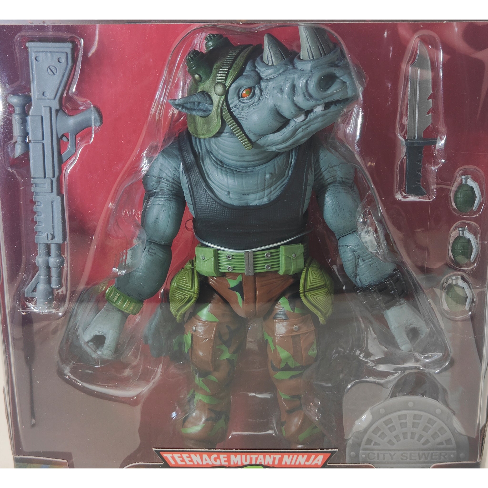 Teenage Mutant Ninja Turtles Rocksteady Super7 Ultimates Action Figure