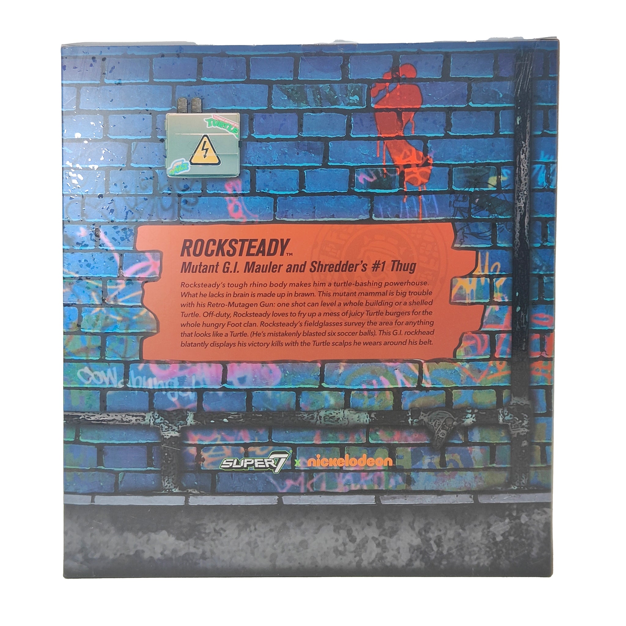 Teenage Mutant Ninja Turtles Rocksteady Super7 Ultimates Action Figure