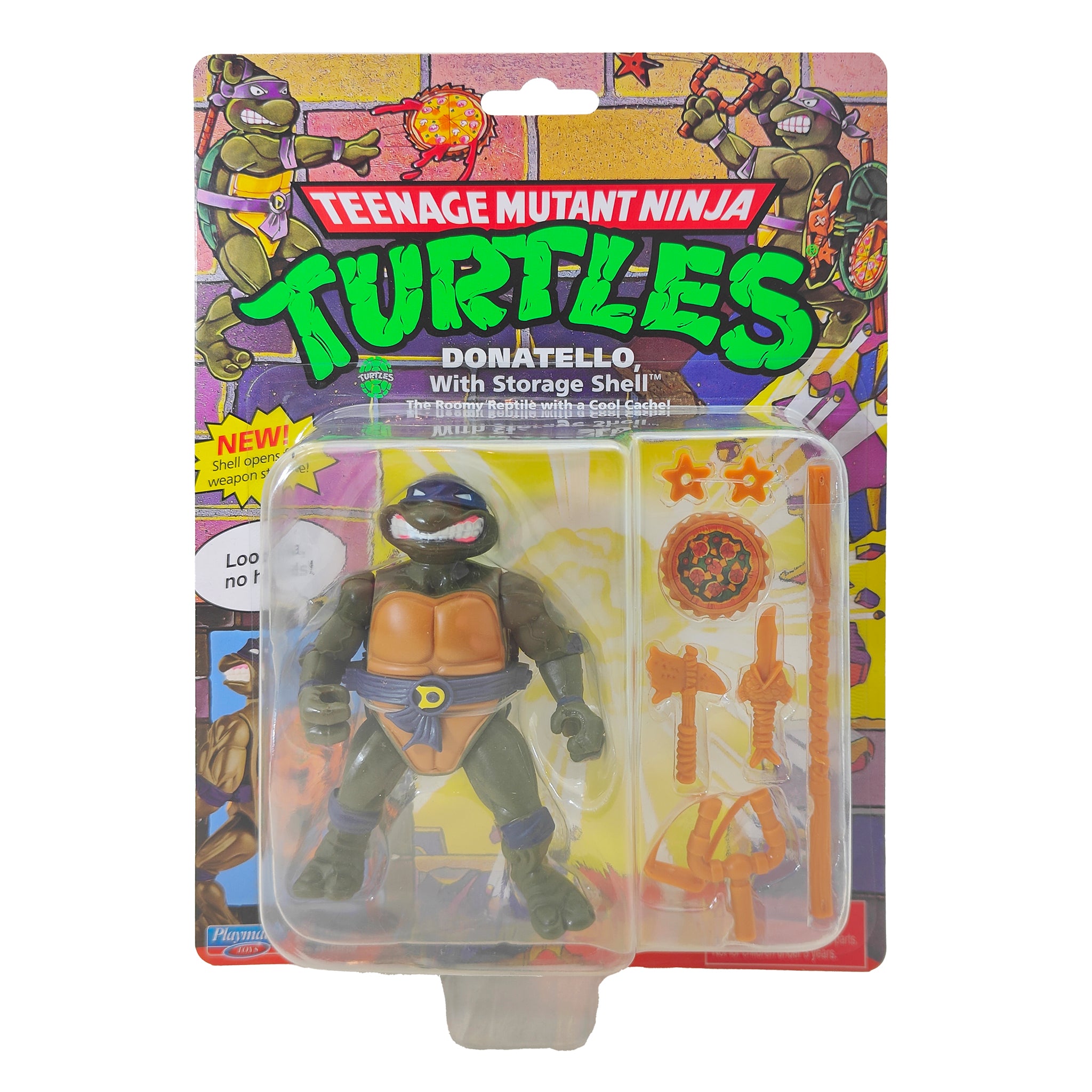 Teenage Mutant Ninja Turtles Storage Shell  Action Figures Complete Set Playmates Toys 2022