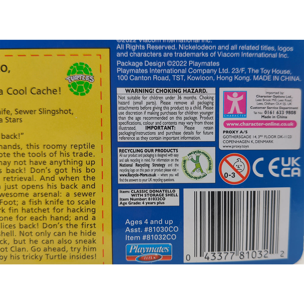 Teenage Mutant Ninja Turtles Storage Shell  Action Figures Complete Set Playmates Toys 2022