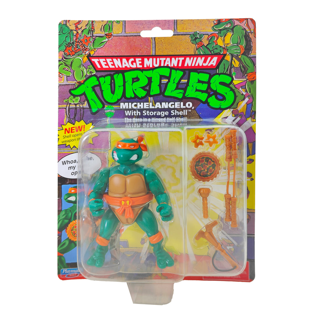 Teenage Mutant Ninja Turtles Storage Shell  Action Figures Complete Set Playmates Toys 2022