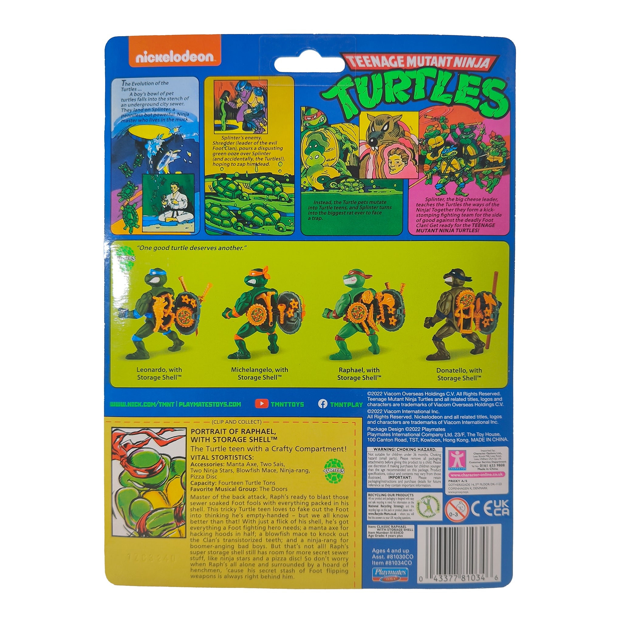 Teenage Mutant Ninja Turtles Storage Shell  Action Figures Complete Set Playmates Toys 2022 – Teenage Mutant Ninja Turtles, Playmates Toys, 12 cm, 2022, pre-owned collector piece, Uncanny Collectibles Dublin Ireland