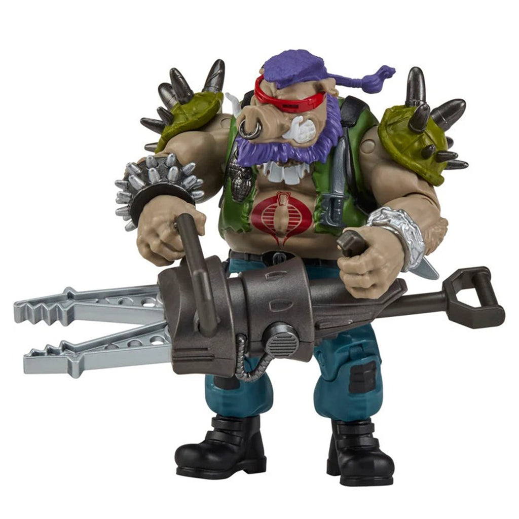 Teenage Mutant Ninja Turtles x GI Joe Bebop as Ripper Playmates Figure