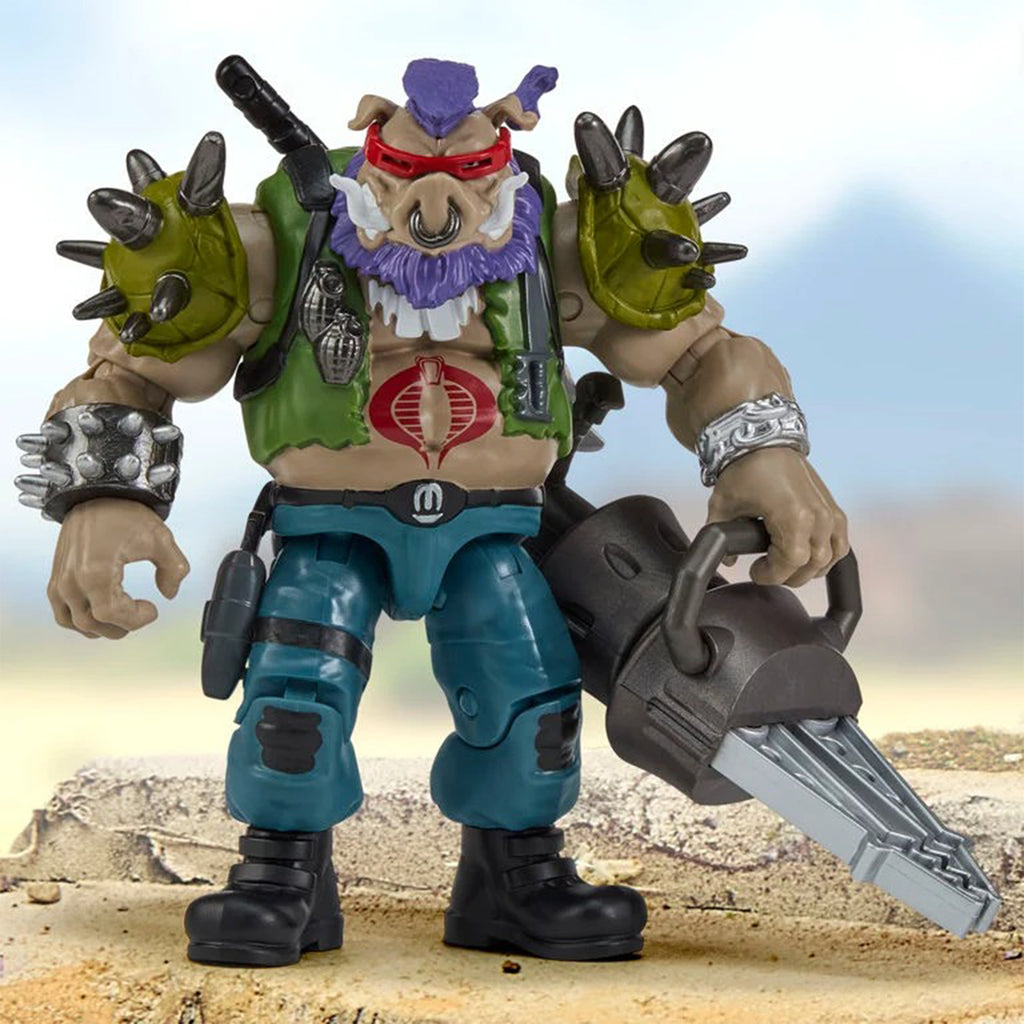 Teenage Mutant Ninja Turtles x GI Joe Bebop as Ripper Playmates Figure
