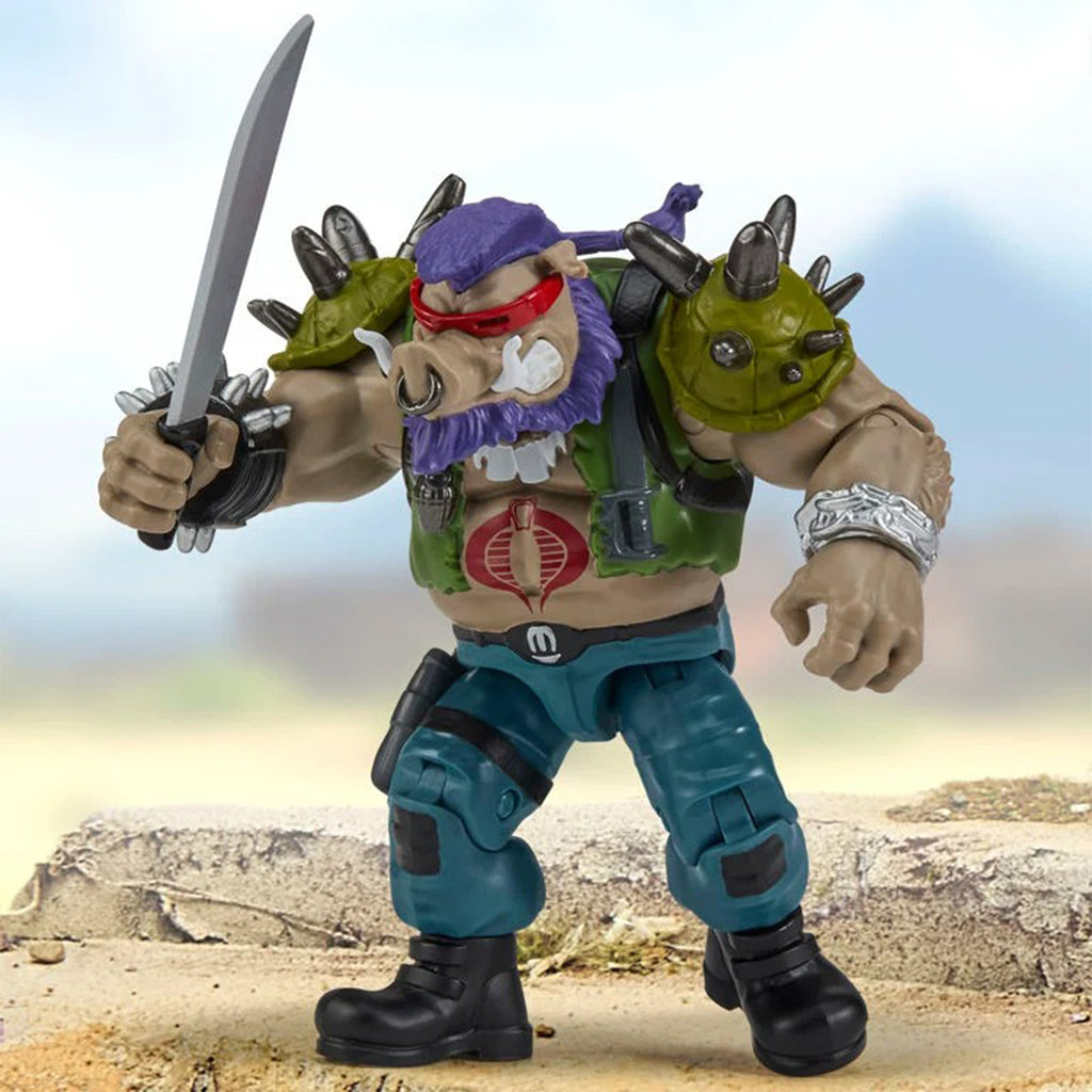 Teenage Mutant Ninja Turtles x GI Joe Bebop as Ripper Playmates Figure
