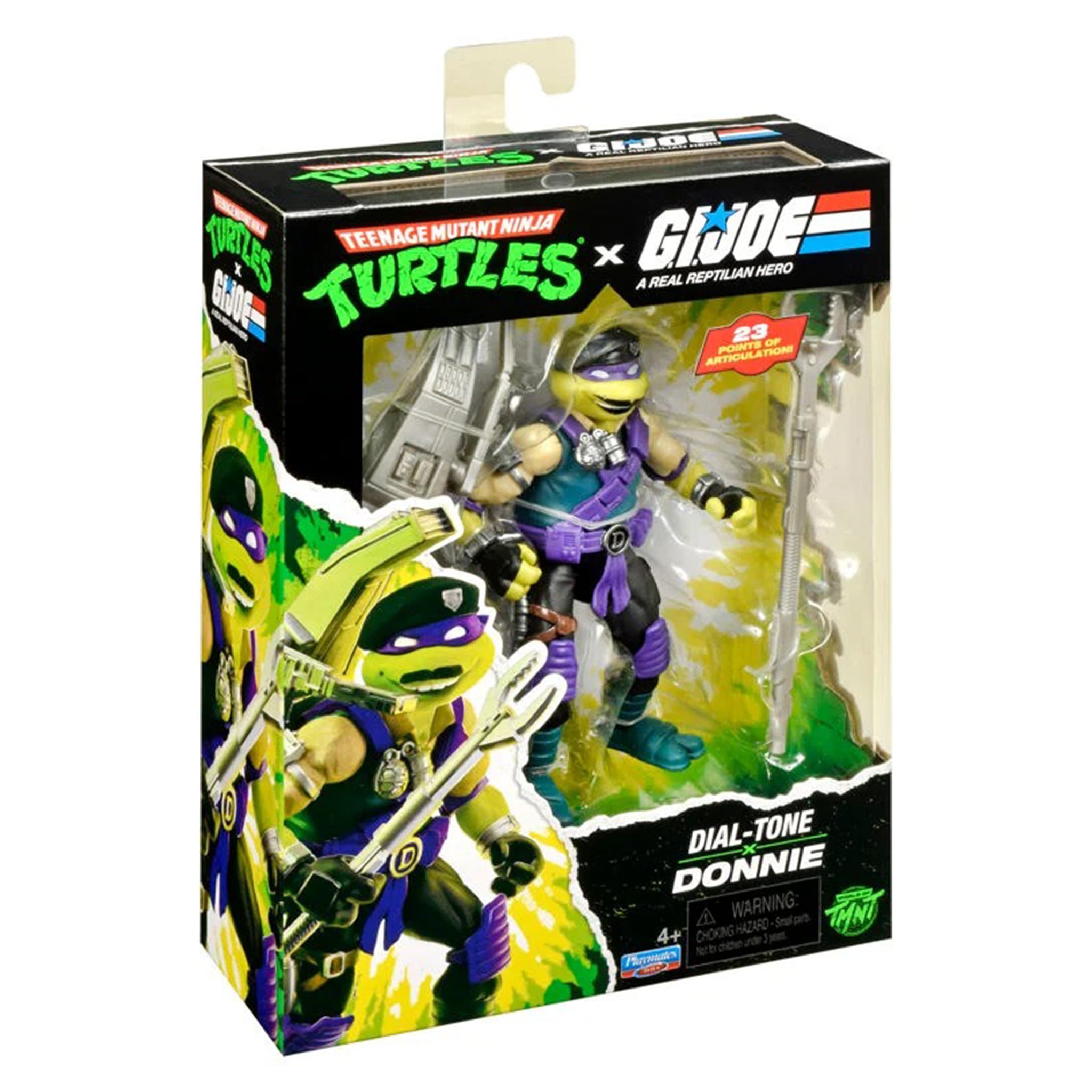 Teenage Mutant Ninja Turtles x GI Joe Donatello as Dial-Tone Playmates Figure