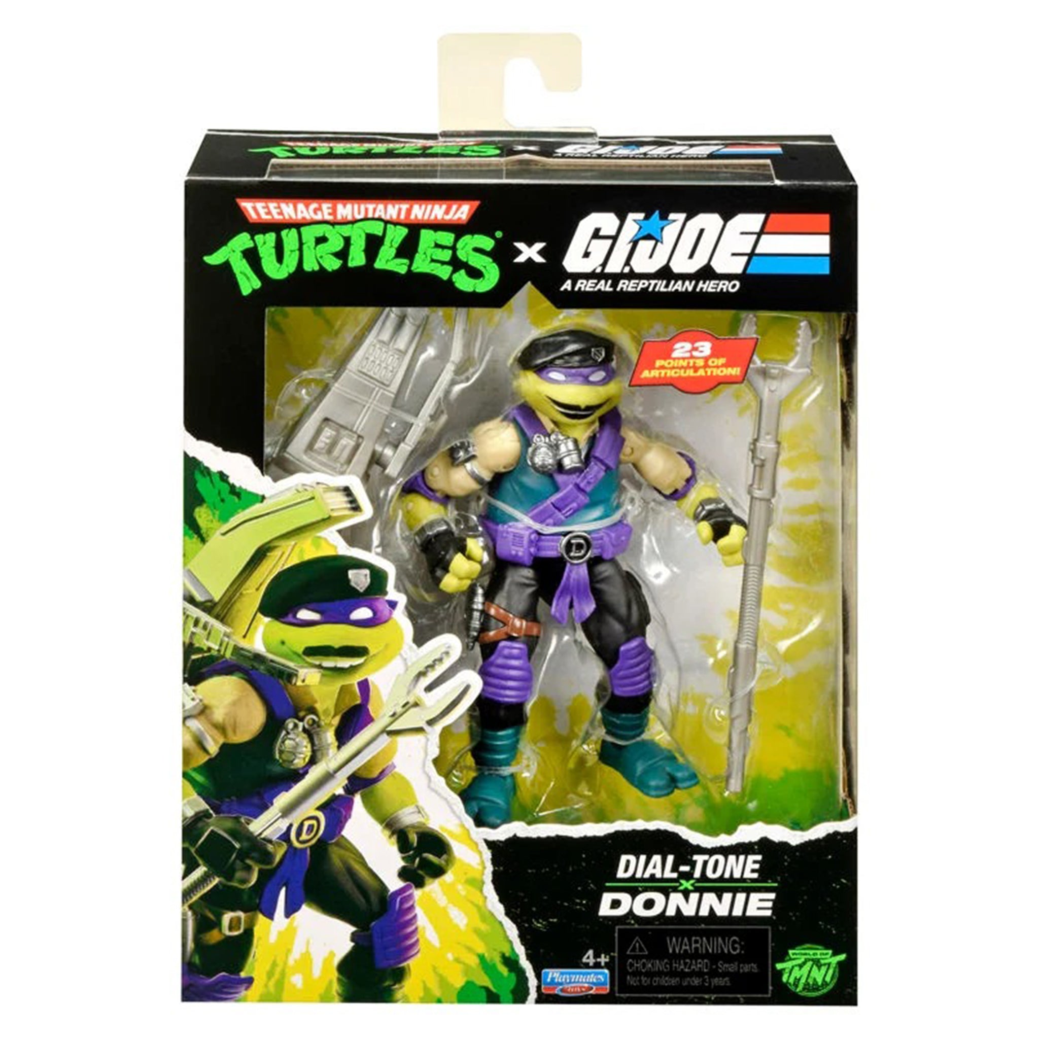 Teenage Mutant Ninja Turtles x GI Joe Donatello as Dial-Tone Playmates Figure
