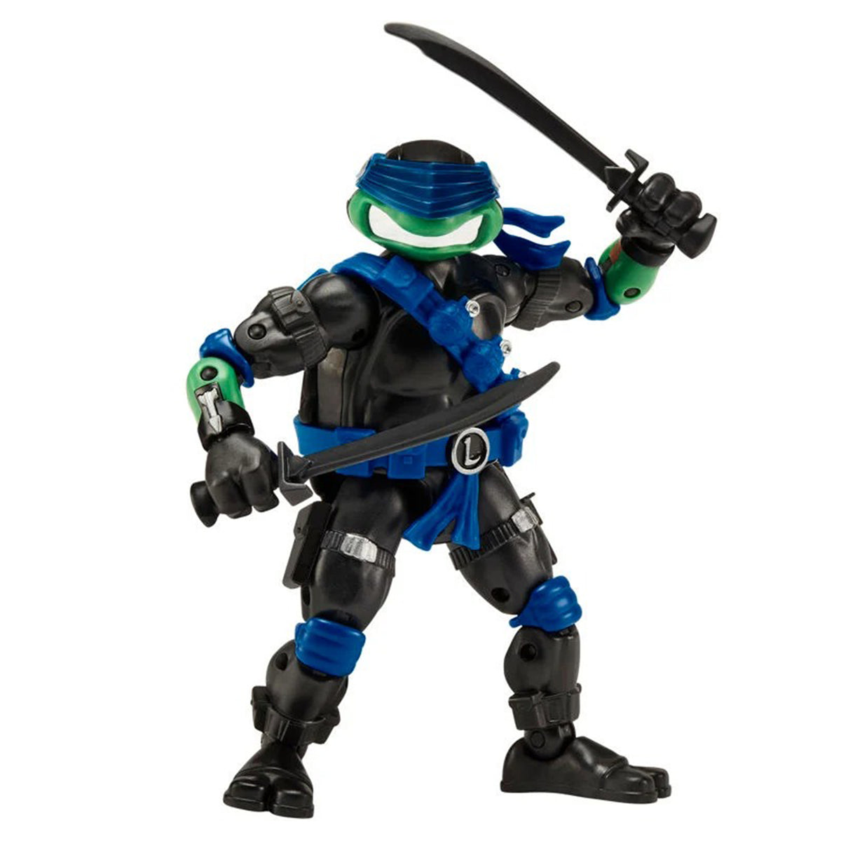 Teenage Mutant Ninja Turtles x GI Joe Leonardo as Snake Eyes Playmates Figure