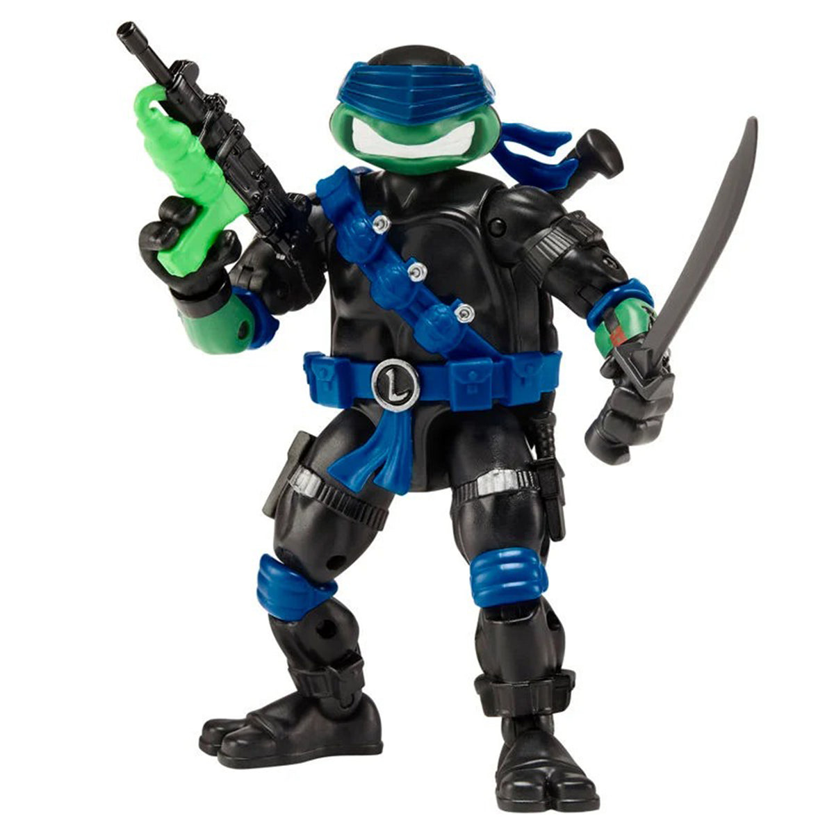 Teenage Mutant Ninja Turtles x GI Joe Leonardo as Snake Eyes Playmates Figure