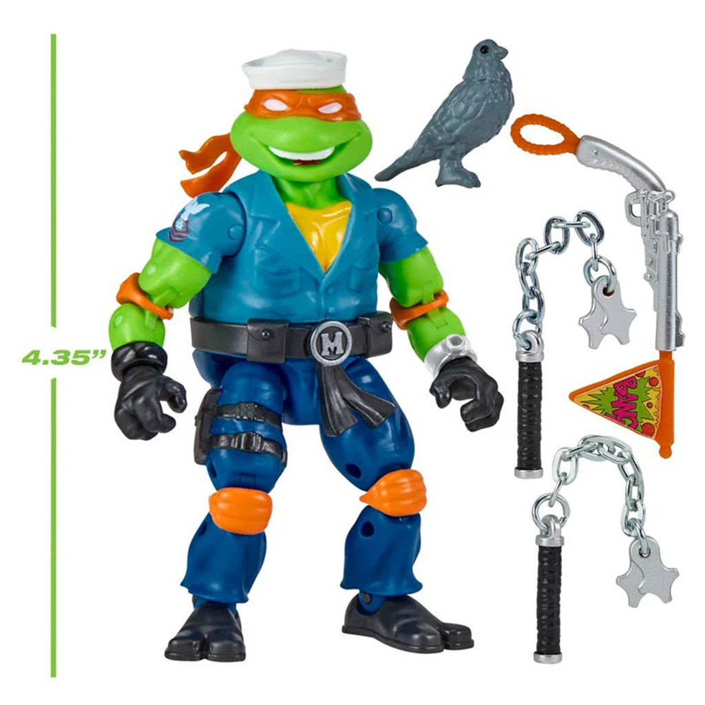 Teenage Mutant Ninja Turtles x GI Joe Michelangelo as Shipwreck Figure