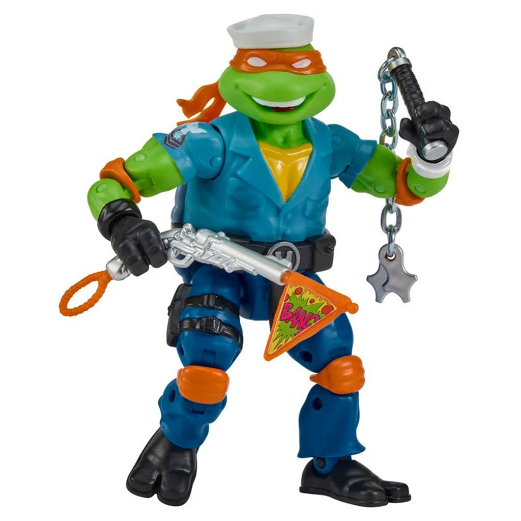 Teenage Mutant Ninja Turtles x GI Joe Michelangelo as Shipwreck Figure