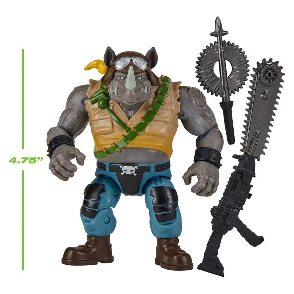 Teenage Mutant Ninja Turtles x GI Joe Rocksteady as Buzzer Playmates Figure - photo 4 of 8